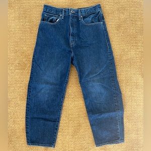 Levi's Barrel Crop Jeans - Medium Wash, 28